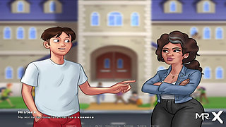 SummertimeSaga - Helping a Beautiful Latina Get a Job E3 #91