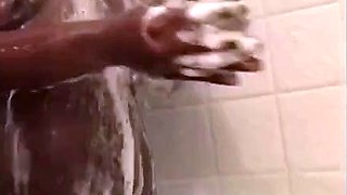 Double Penetration in the Shower with a Sex Toy