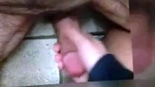 Amateur Cock Play in the Stall