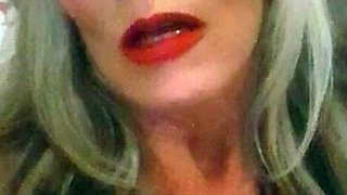 Big Boobed Blonde Masturbates With A Dildo In The Bathroom