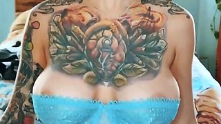 Great Big Boobs On Masturbating Redhead