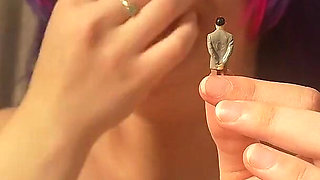 Giantess Girl Cant Stop Sneezing Tiny Husband Tries to Help