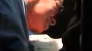 Blowjob in the Car with a Young Stud and an Older Gentleman