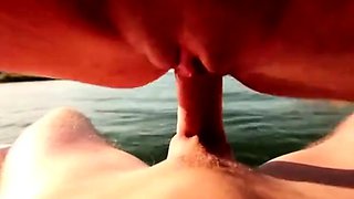Blonde Amateur Couple's Boat Sex Tape