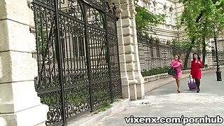 Incomparable Leyla Black and Marica Hase - brunette smut - Property Sex