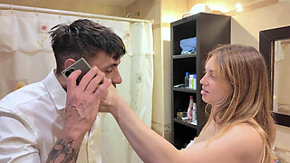 I Fucked Him for 7 Minutes Straight Without Pulling Out. Look How My Wife Ends up Trembling in the Bathroom