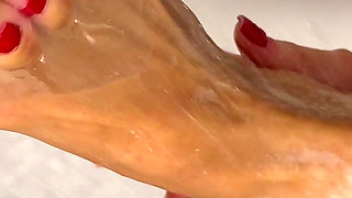 Watch Me Washing My Pantyhose in the Shower