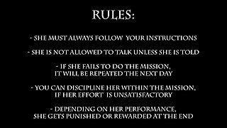 Female Slave Training Day 17/28 - Obliged to Orgasm While Tied to Male Slave's Face That She Has to Fuck