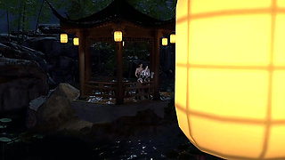 3D Hot Asian Cosplay Model Have Hardcore Gangbang Anal Sex