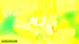 Desi Damad fucking Sasuma infront of bahu! Indian Family Sex