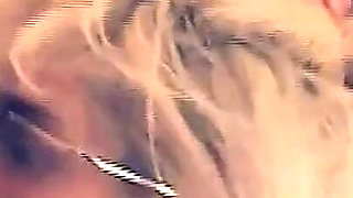 Old Slutty Blonde Fucked in Mouth and Ass by Big Hairy Cock