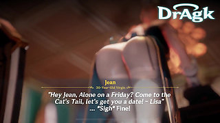 Genshin Impact Jean Gunnhildr Gets Fucked and Creampied 3D Sex Animation Porn Dragk