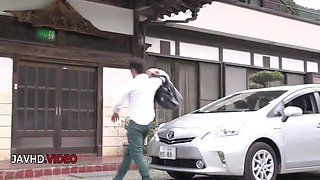 Maya Kawamura & Ibuki Akitsu Wild Japanese Kimono Babe Hardcore Fuck Swallows Load