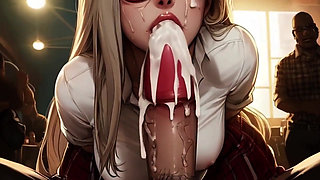 Beautiful Exotic College Girls Get Fed Sweaty Black Cocks in a Mosh Pit