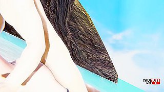 Femboy Yaoi - Shin The Is Fucked In A Beach - Cat Boy