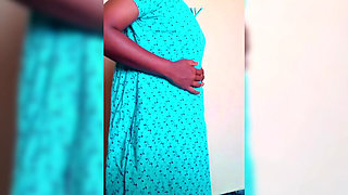 Ammu Dress Change Nighty to Saree Big Tits Ammus Boobs Show