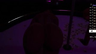 Foxy 3D Superwoman bounces up and down on a cock