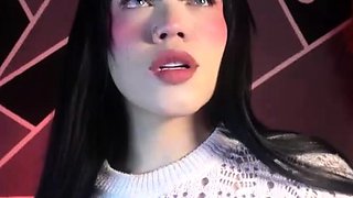 Shemale tranny enjoying solo masturbation