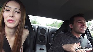 Jenna Justine's Road Head And In-Mansion Porking