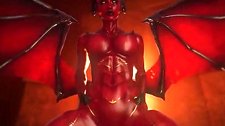 Oc Succubus in an Orgasmic Cowgirl