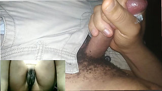 Masturbating in the bathroom with my girlfriend