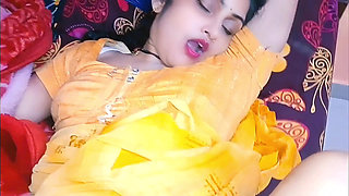 Step brother made his step sister jerk his dick in the bedroom and then fucked her