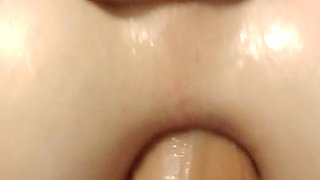 Sissy gurl dildo play