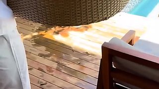 ScarlettKissesXO Butler Pool Sex On Vacation Onlyfans Video