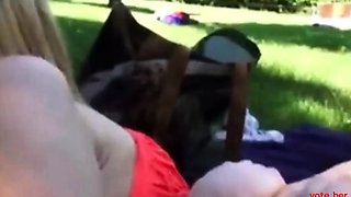 Risky Public Pool Anal Sex with a Teen Amateur