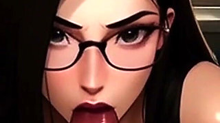 Lin's Friends Help Drain Your Cock on the Bus