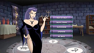 Youthful DC comic girls in cosplay showing off their curves