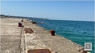 I Was Very Horny On Vacation... We Had Sex On The Pier Right Next To The Beach