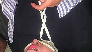 Gangbang in Swinger Club Swallowing Cum