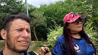Argentine man fucks the ass of a French woman who was hanging around the park looking for a boyfriend
