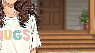 I Fucked My Girlfriend's Stepsister (19) While She Was Watching Hentai Anime