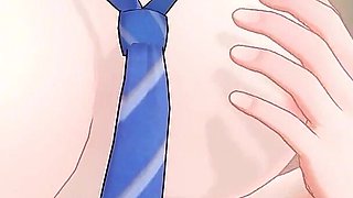 Student Cums in the Toilet with Ahegao