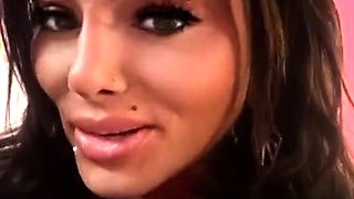 Brunette Stunner Rilynn Rae Jerks off a Hard Cock with a Toy