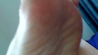 Teacher Show Her Soles to New Student on Video!