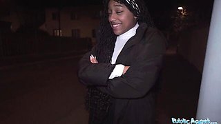 Big black ass trailer with outstanding Yeri Blue and Vicky Menage from Public Agent