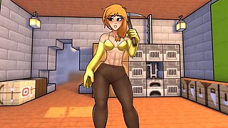 Minecraft-themed manga porn with Jenny mod