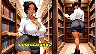 Horny Peruvian Librarian Fucked at Work