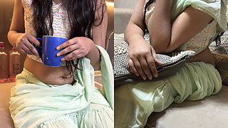 The Friend Was Not at Home, so the Stepsister-in-law Quenched Her Pussy's Thirst by Having Sex.