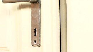 SMALL TIT BRUNETTE TATTOOED TEEN GIRLFRIEND CAUGHT IN SHOWER