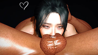3D Super Horny Korean Slut Got Her Asshole Fucked so Hard by Big Dick