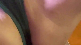 Pissing in My Panties and on the Floor While I Masturbate