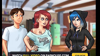 Summertime saga: skipping college to hang out with a girl ep 58,59