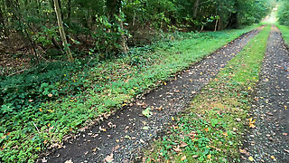 Bare Naked Tits Punished on Hiking Way