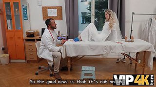 Vip4k. the mind-blowing bride, nata gold, tempted her doctor right before her wedding