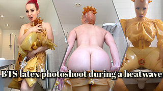 Bts Latex Photoshoot During a Heatwave