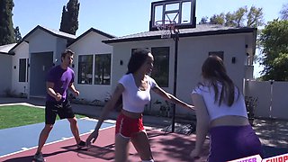 Smooth moves in a steamy foursome with Julie Kay and Maya Kendrick